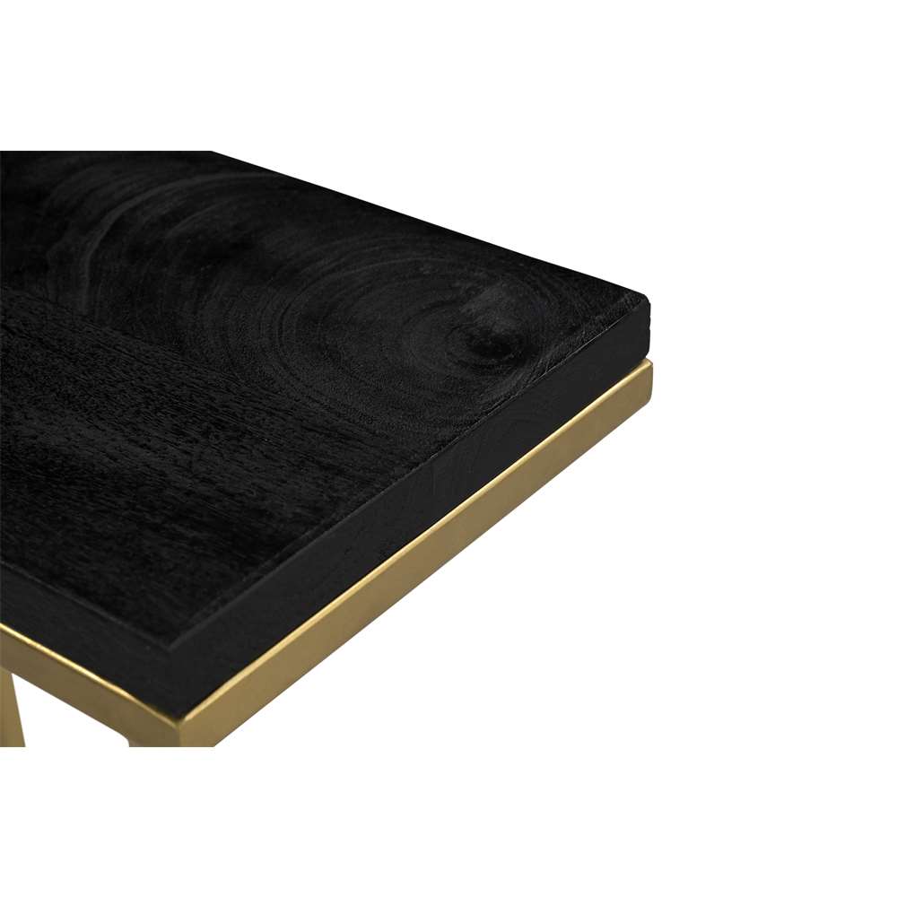 Elegant Gold Side Table with Metal Frame – 61cm Height | Versatile & Durable
