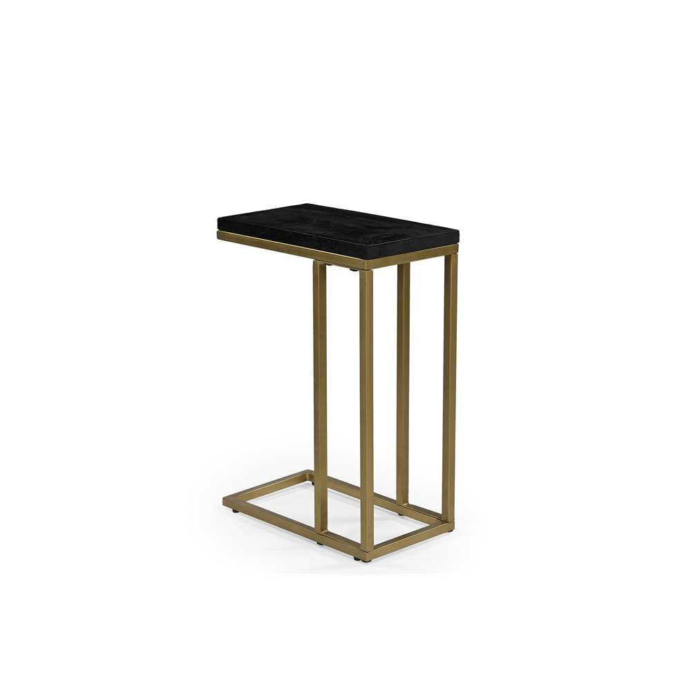 Elegant Gold Side Table with Metal Frame – 61cm Height | Versatile & Durable