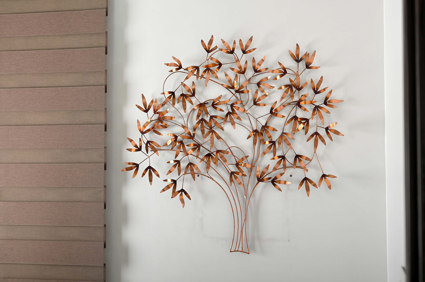 Elegant Metal Tree of Life Wall Sculpture – Handcrafted Iron Art (107 x 85 cm) Marudhara