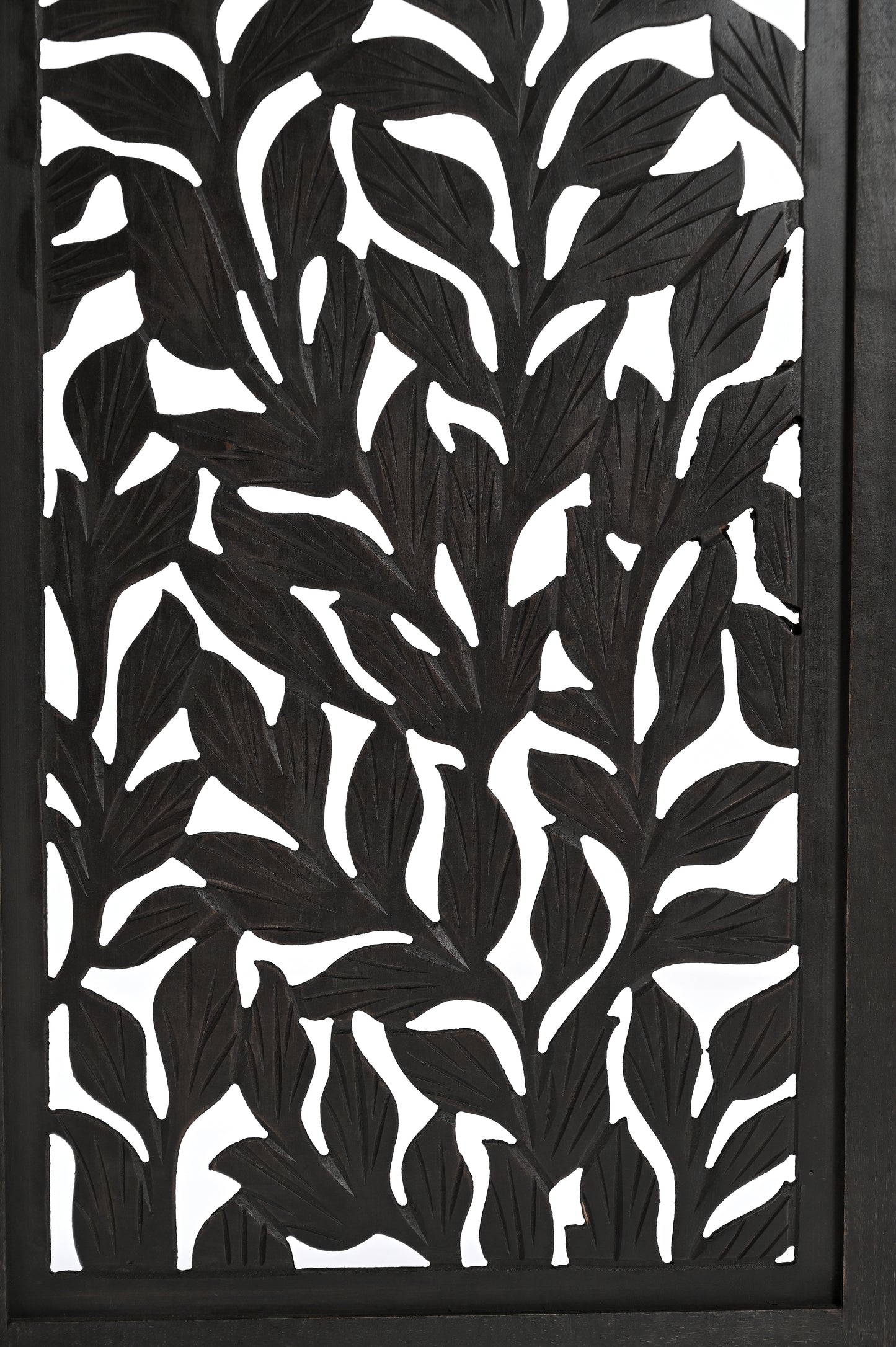 Handgefertigtes Hundegitter aus Mangoholz - Freistehendes 4-teiliges Haustiergitter, Dunkelbraun, Faltbarer Sicherheitszaun & Kaminschutz für Hunde, Katzen & Kinder - 180x2x84 cm