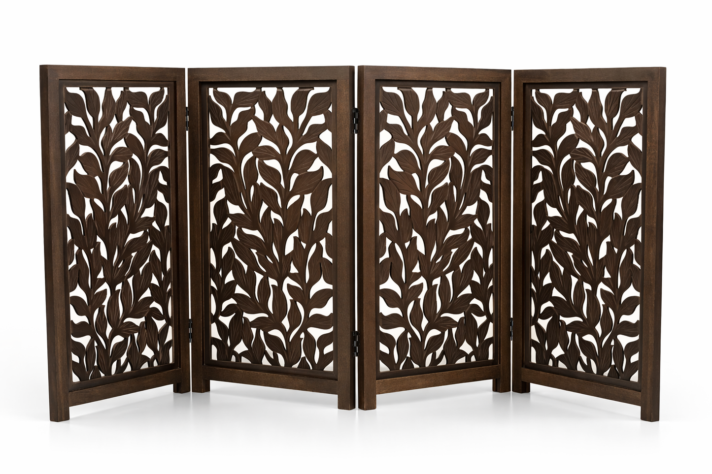 Hundegitter aus Holz – Freistehendes faltbares Haustiergitter iAnanas