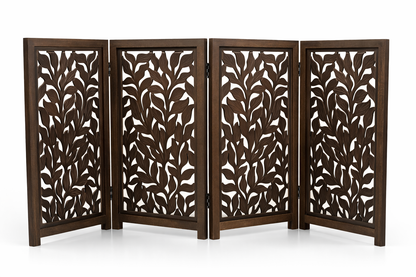 Hundegitter aus Holz – Freistehendes faltbares Haustiergitter iAnanas