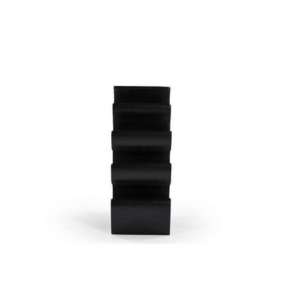 Abstract Elegance Black Wine Rack – Modern Wine Storage Marudhara
