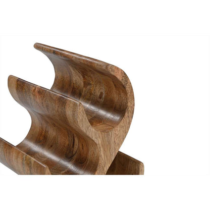 Abstract Elegance Natural Wine Rack – Modern Wine Storage Marudhara