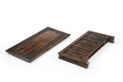 Mangoholz Couchtisch – Handgefertigter Vintage Holztisch iAnanas