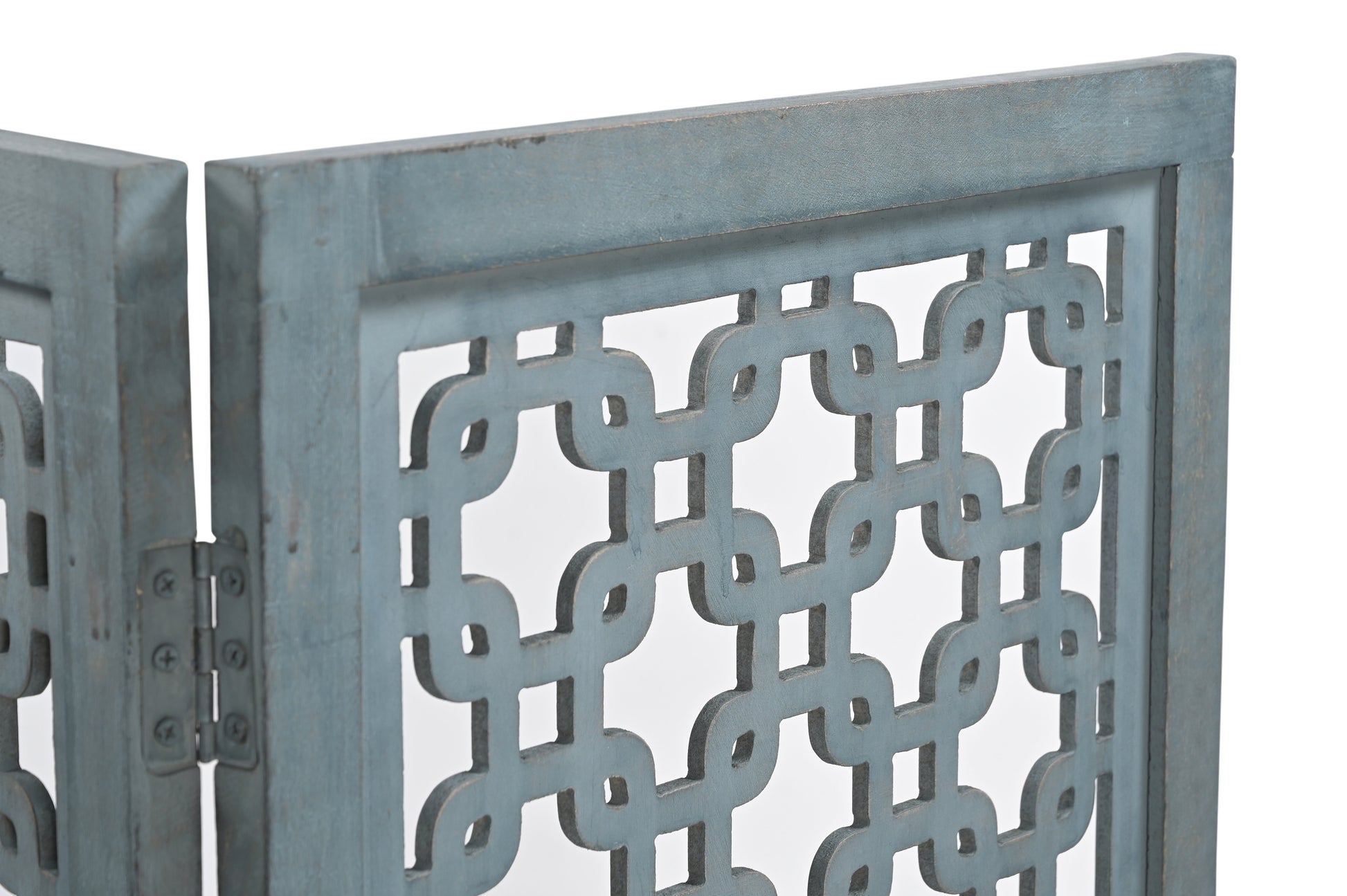 Hundegitter aus Holz – Freistehendes faltbares Haustiergitter iAnanas