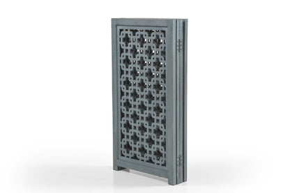 Hundegitter aus Holz – Freistehendes faltbares Haustiergitter iAnanas