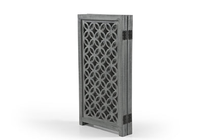 Hundegitter aus Holz – Freistehendes faltbares Haustiergitter iAnanas