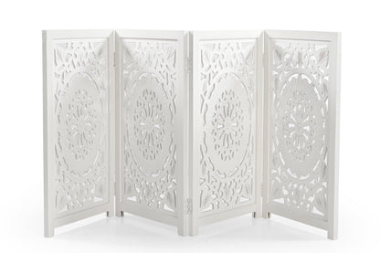 Hundegitter aus Holz – Freistehendes faltbares Haustiergitter iAnanas