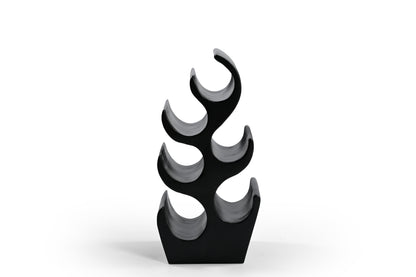 Weinregal aus Holz – Handgefertigtes Wellen Design Flaschenregal iAnanas